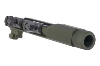 Olive Drab Green Picatinny bayonet mount.